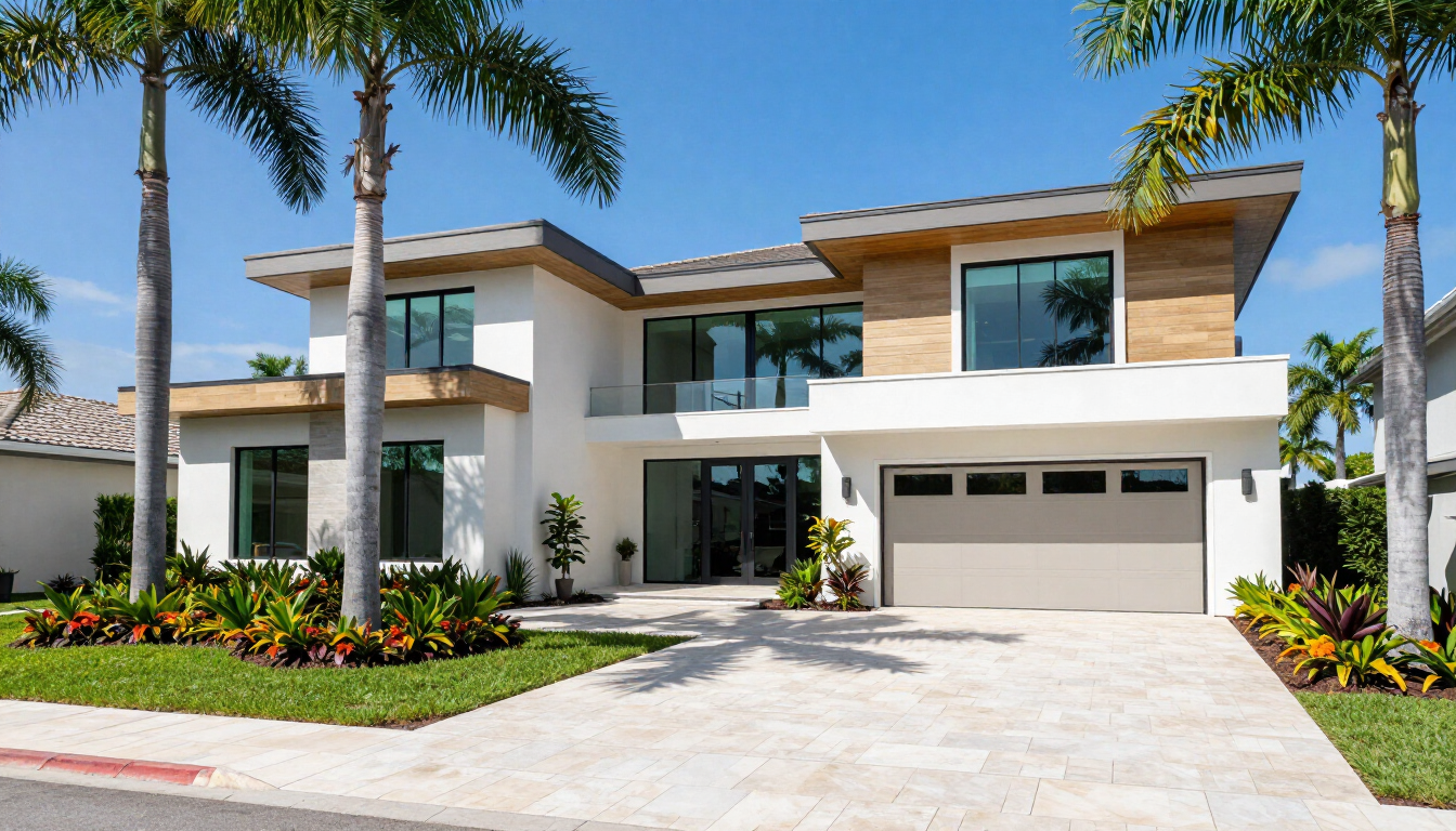 Modern Sarasota Home Exterior