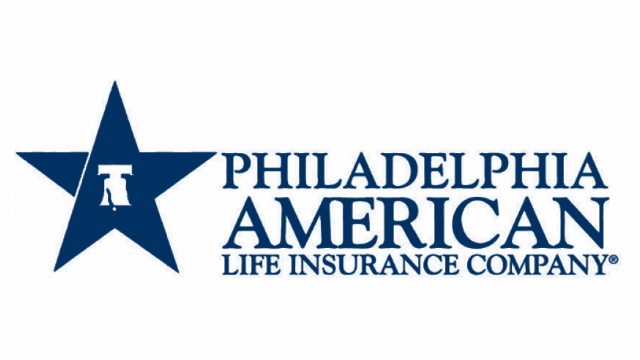 Philadelphia American Life Insurance Company logo with blue star emblem and navy text