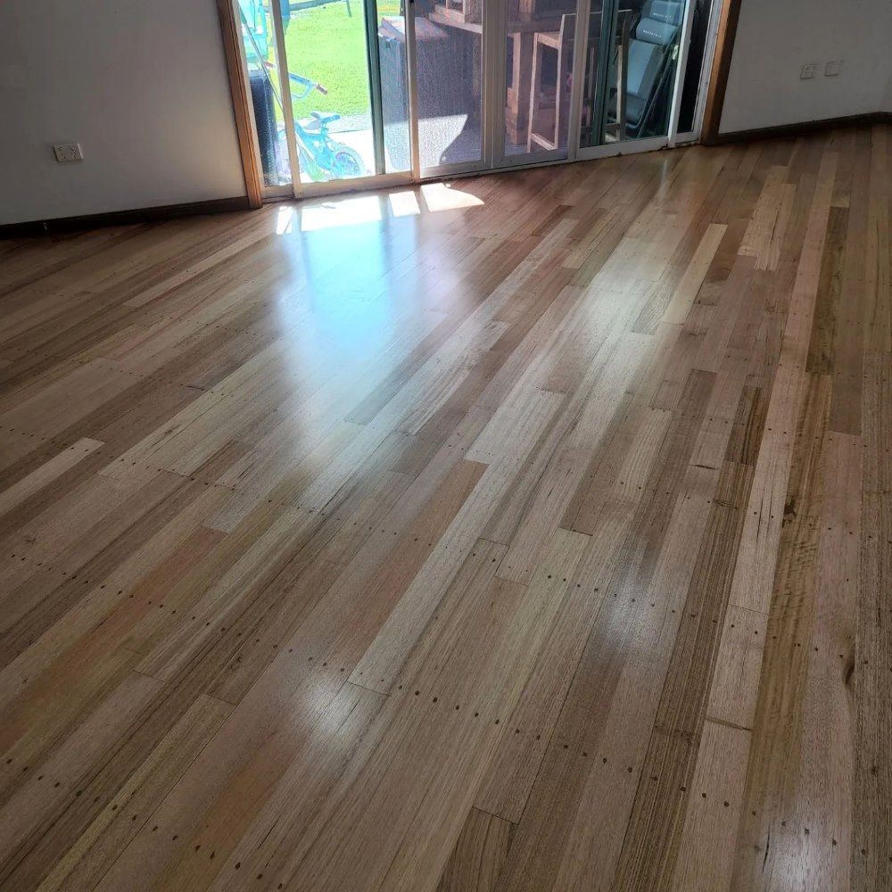 An Aerial View of a Building With Wooden Stairs — ATM Floors In Mount Louisa, QLD