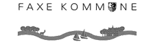 A black and white logo for faxe kommune