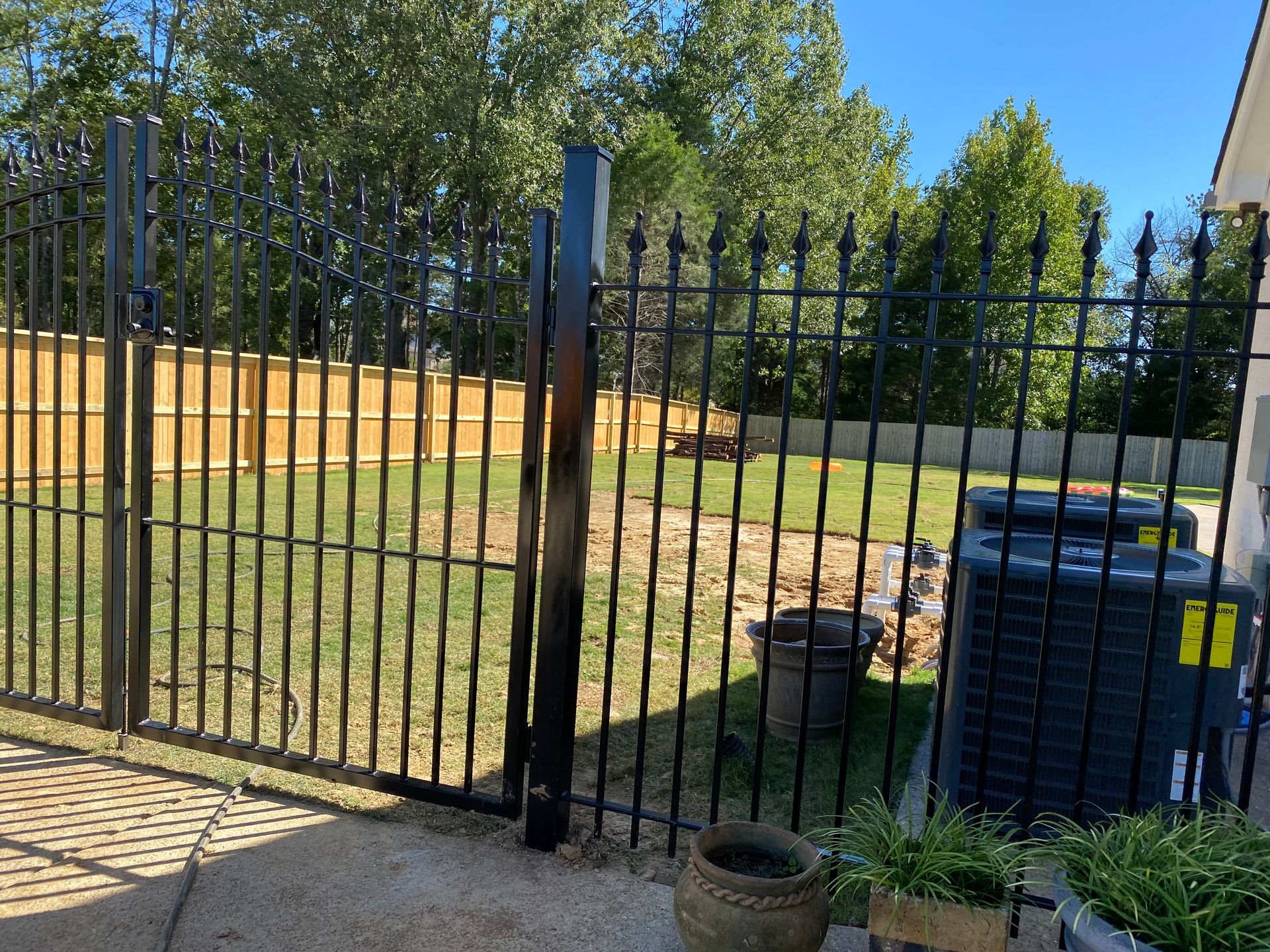 Iron fence