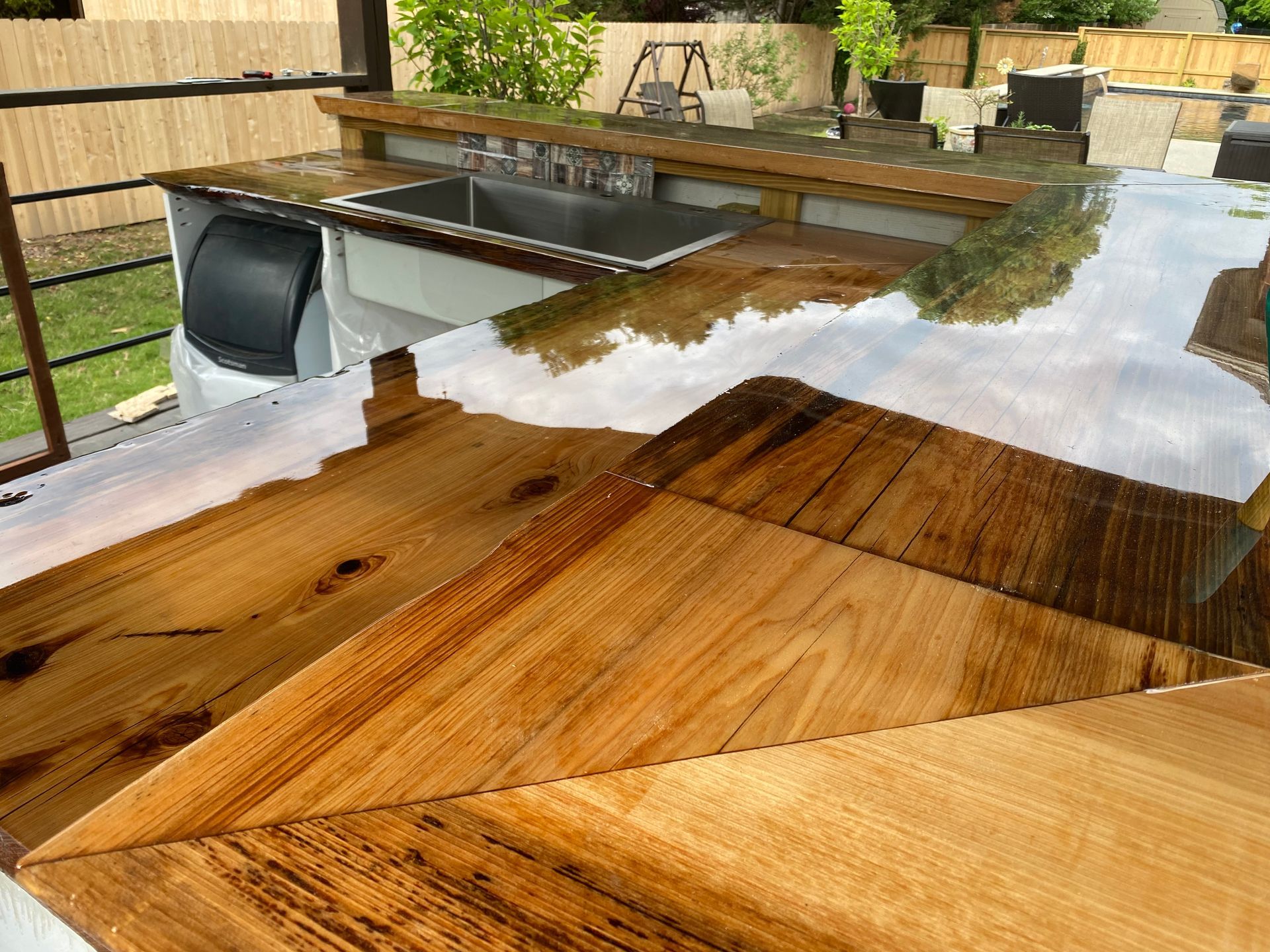 Epoxy resin Bar top
