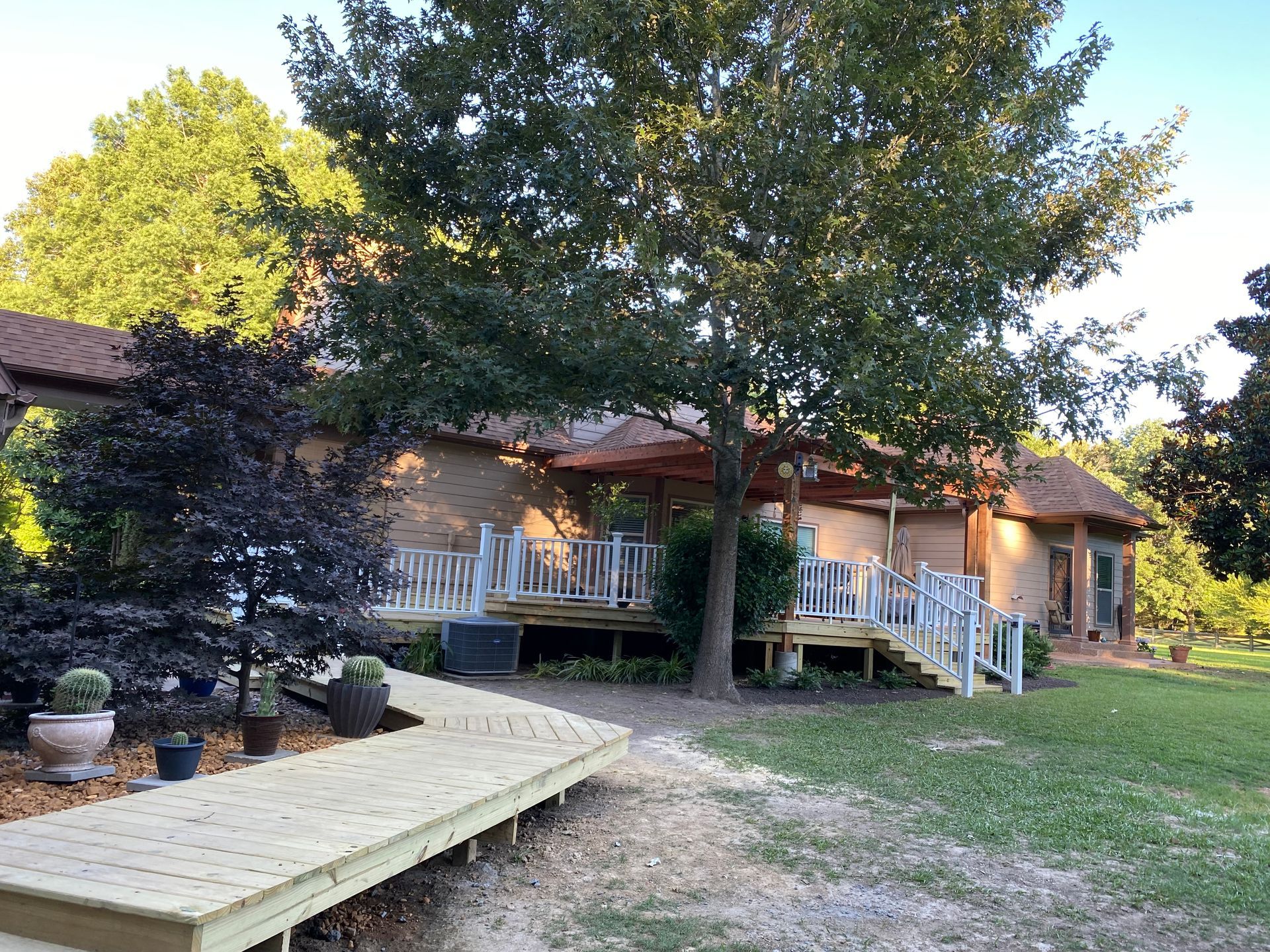 Raised walkway