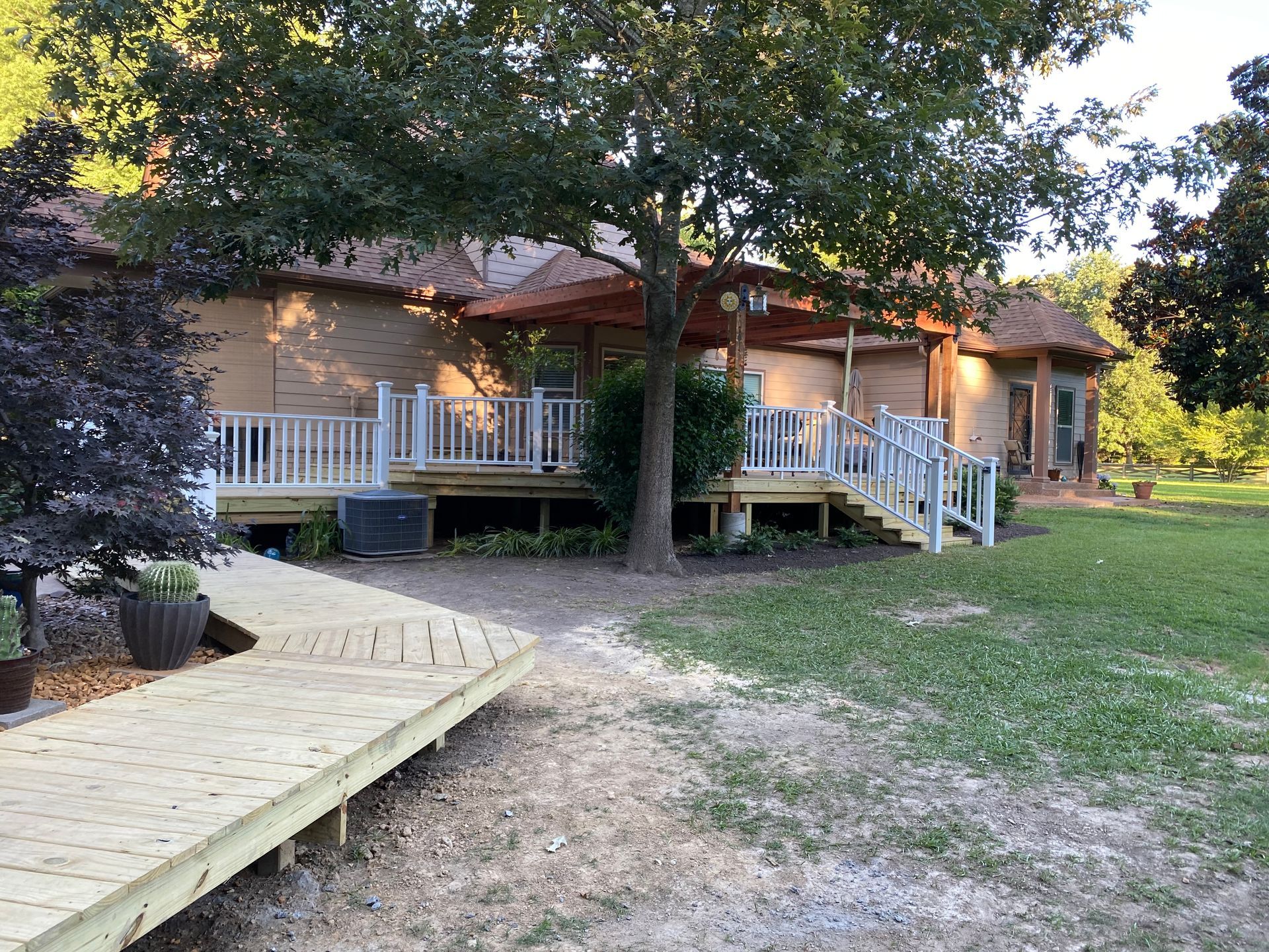 Raised walkway