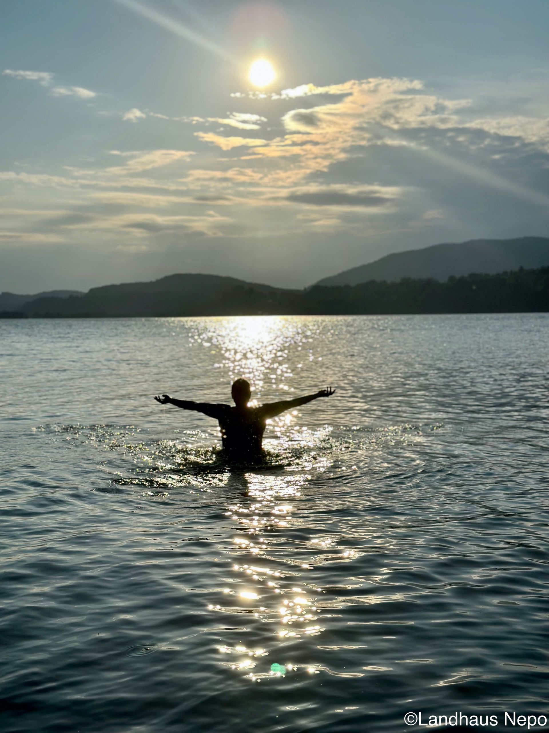 Person im Wasser