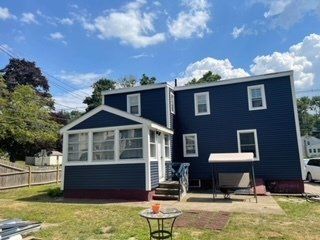 House with Blue Siding — Chicopee, MA — Nova Home Improvements