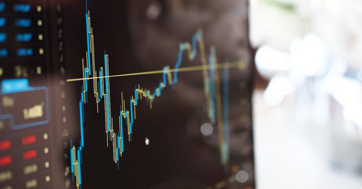 A close up of a computer screen with a graph on it.