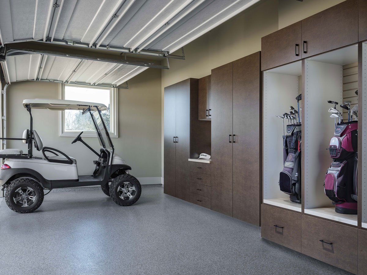 Bronze Custom Garage Cabinets