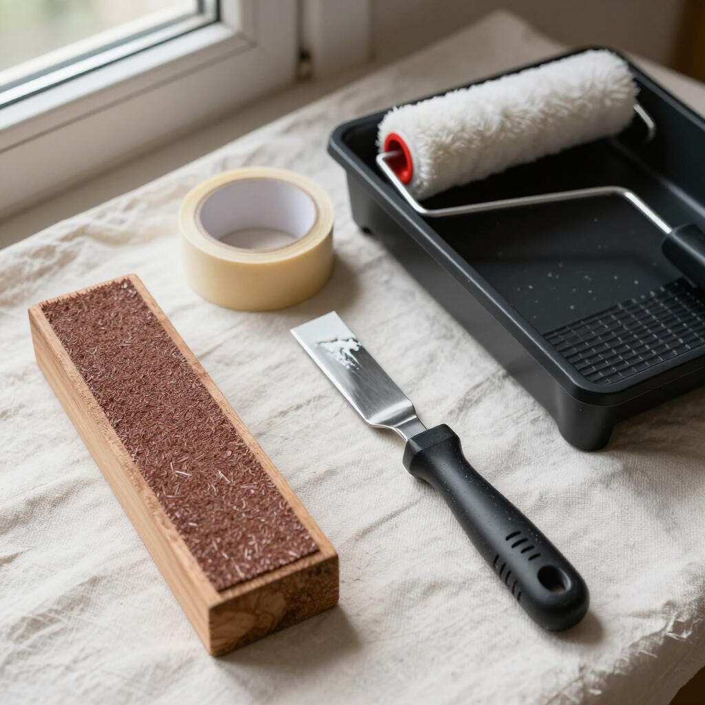 Herramientas para preparar superficies antes de pintar