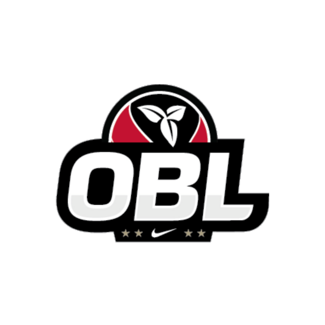 OBL logo in black, white, and red with a stylized bull head above the letters