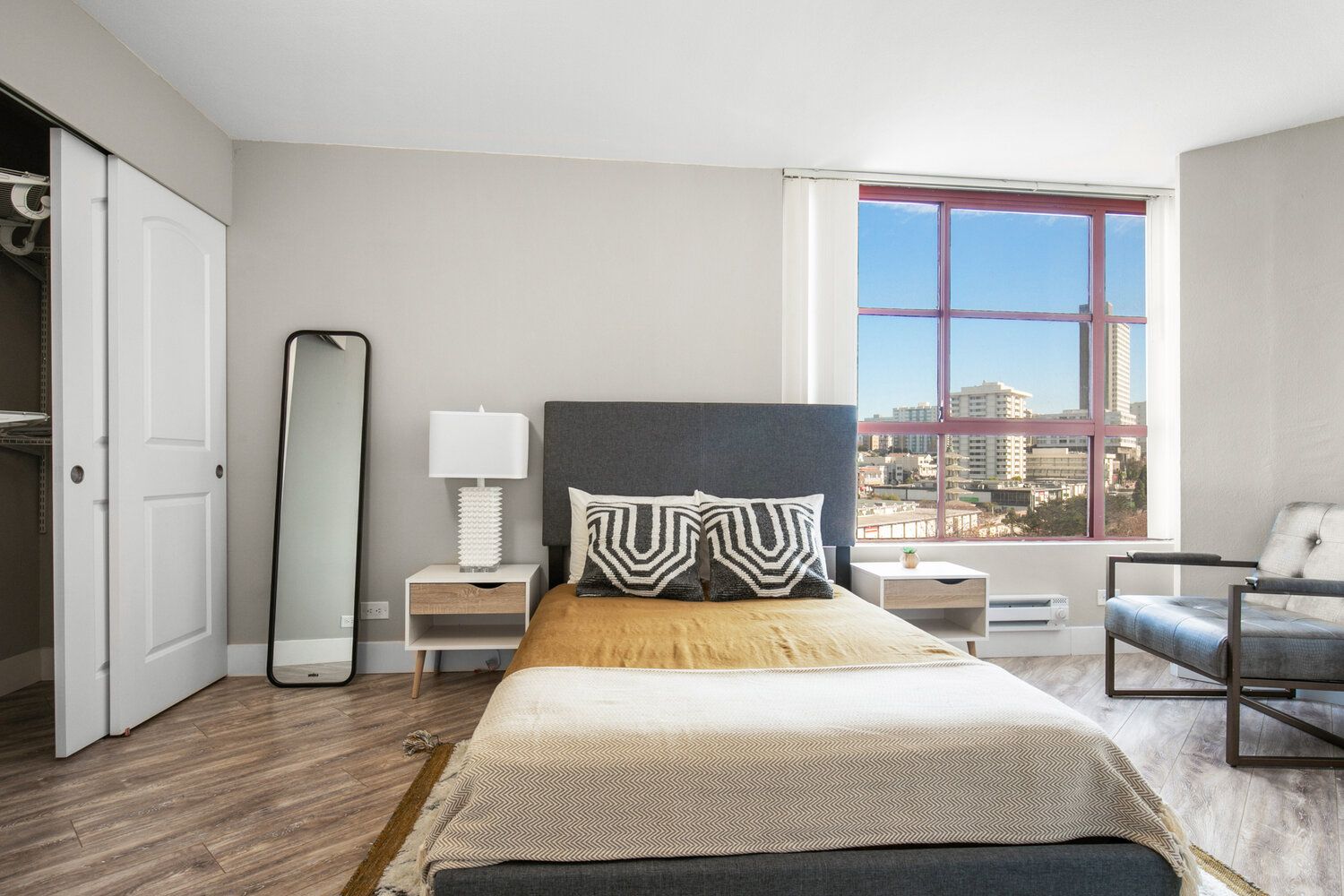 Interior Photo of Webster Tower & Terrace Furnished Bedroom