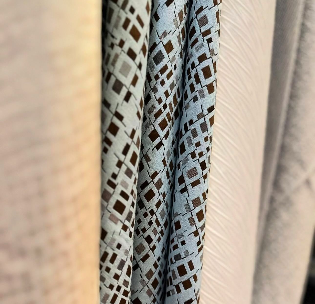 A close up of a piece of fabric with a pattern on it.