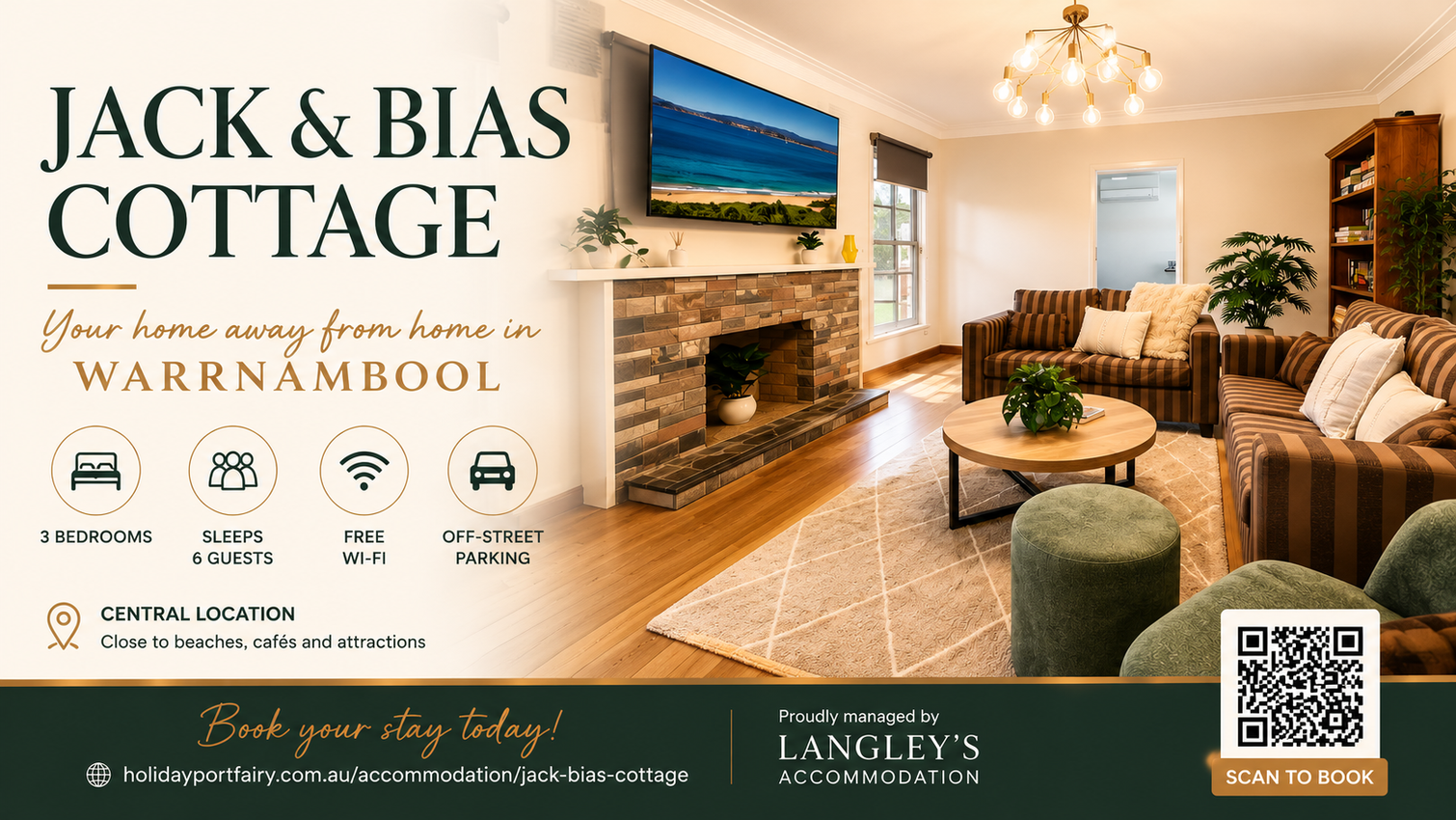 Jack and Bias Cottage accommodation in Warrnambool