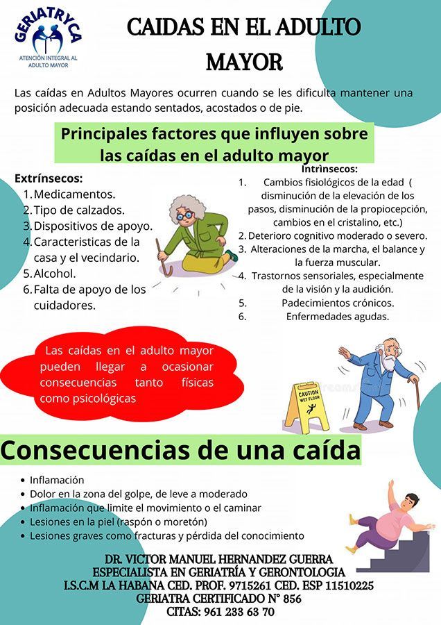 DR. VICTOR MANUEL HERNÁNDEZ GUERRA - Caídas en el adulto mayor