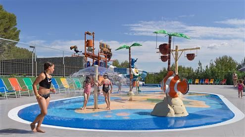 Kinderwaterpark met piratenschip