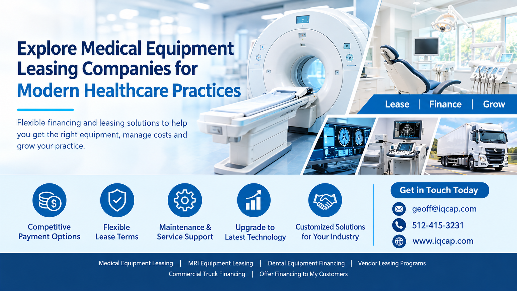 Modern Medical Equipment Leasing - IQ Capital Solution