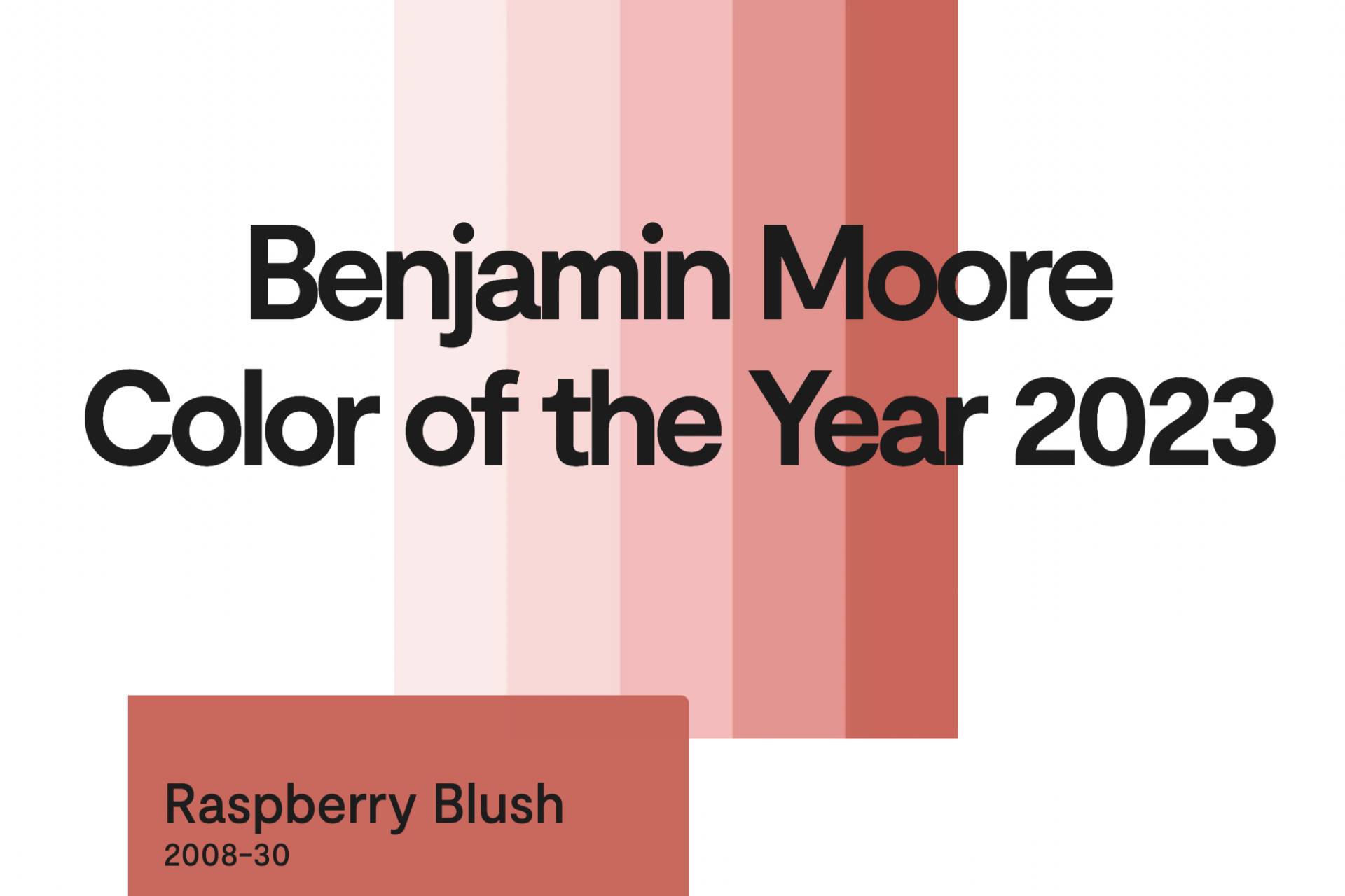 Raspberry Blush 2008-30 the Benjamin Moore® Color of the Year 2023 near Omaha, Nebraska (NE)
