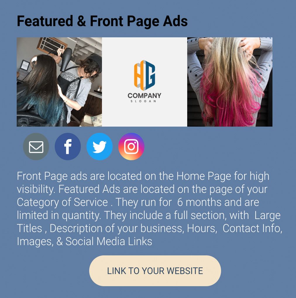 feathered page listing