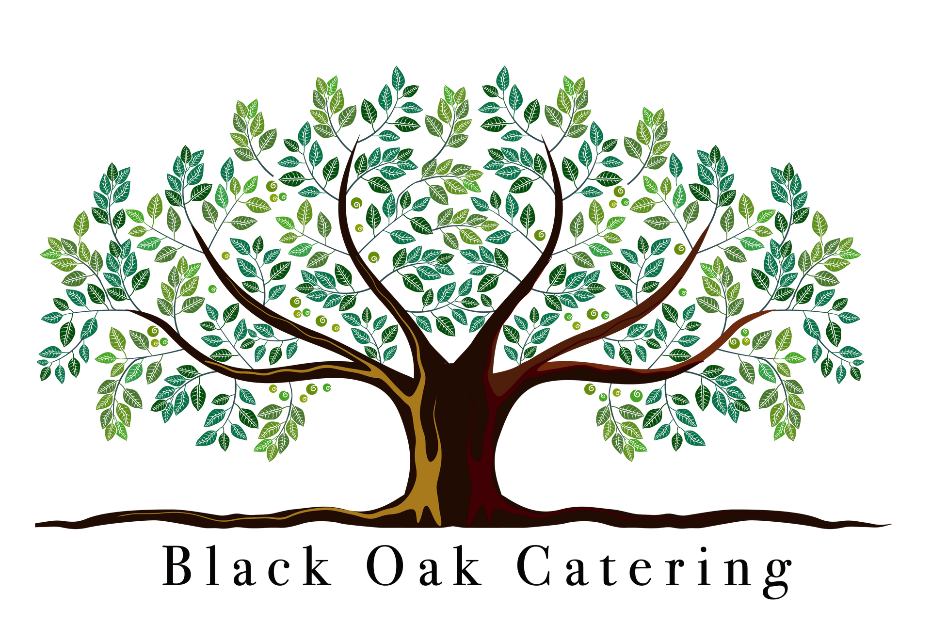 black oak catering logo