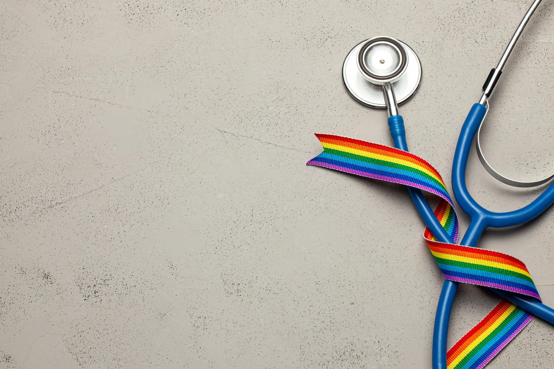 Stethoscope with a rainbow ribbon - top paying home care agencies in Philadelphia