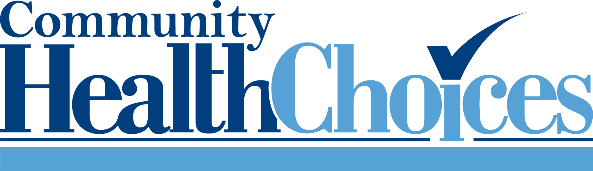 Community Health Choices logo with a checkmark over