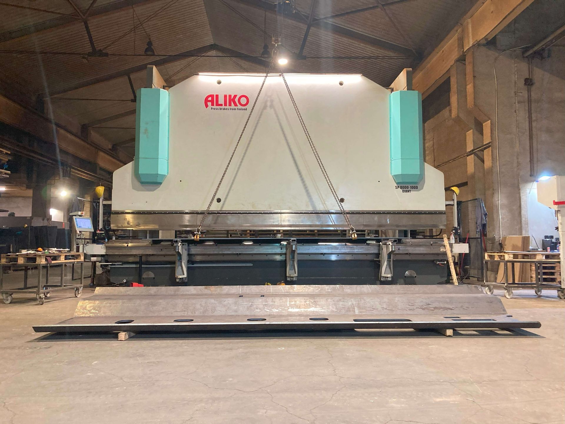 Plaatwerk buigen tot 8000 mm