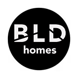 The bld homes logo is in a black circle on a white background.