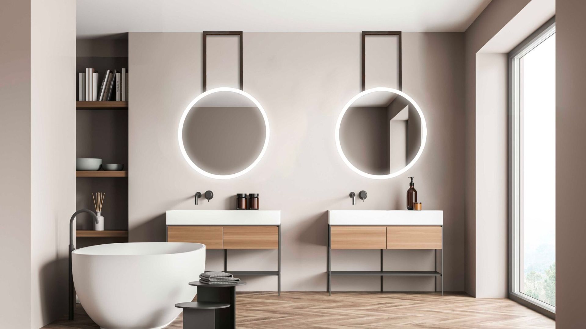 lighted mirror