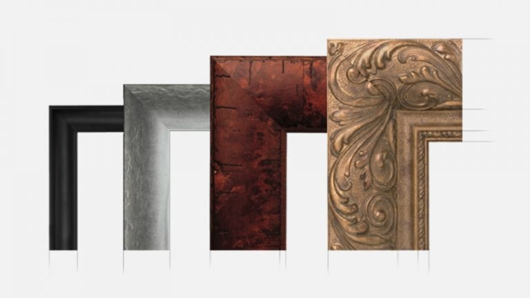 Seura Entertainment TV Mirror Frame Options
