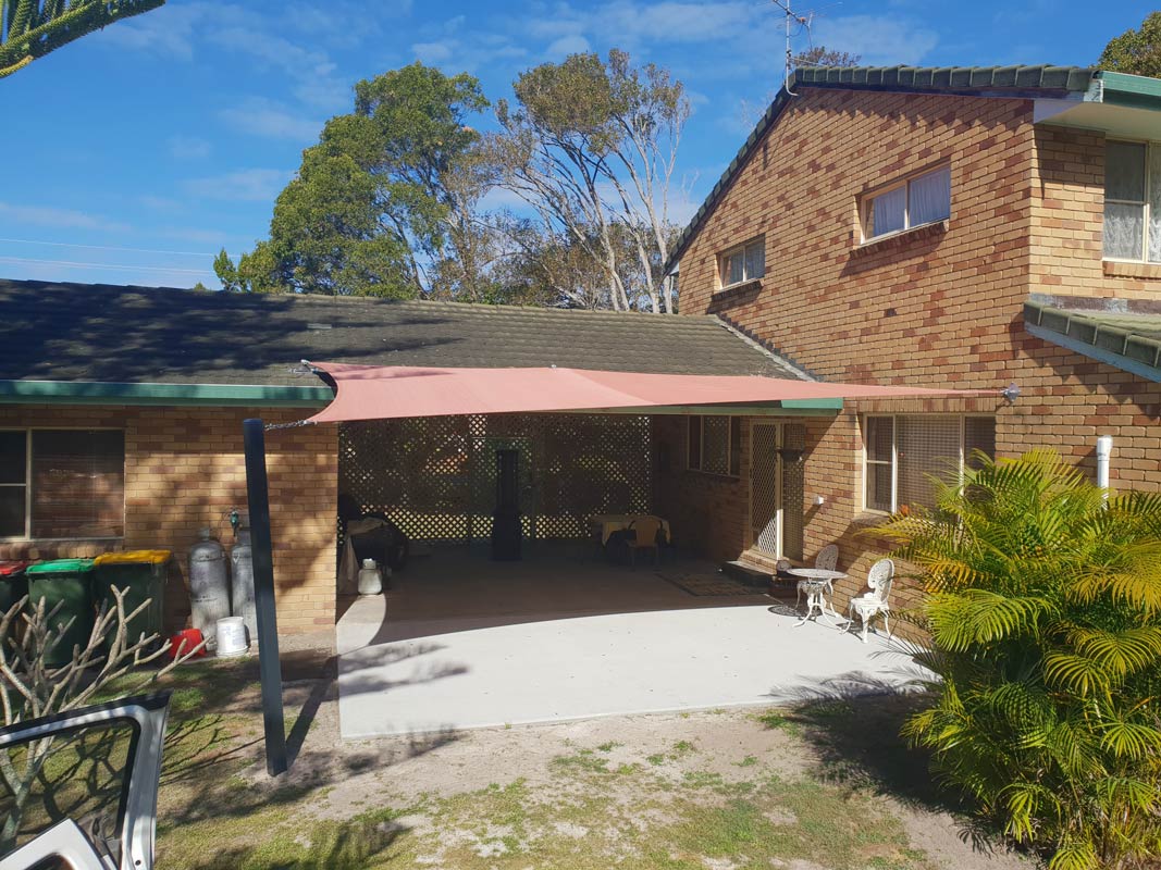 Front Yard Shades Sail — Smart Shades Lismore NSW