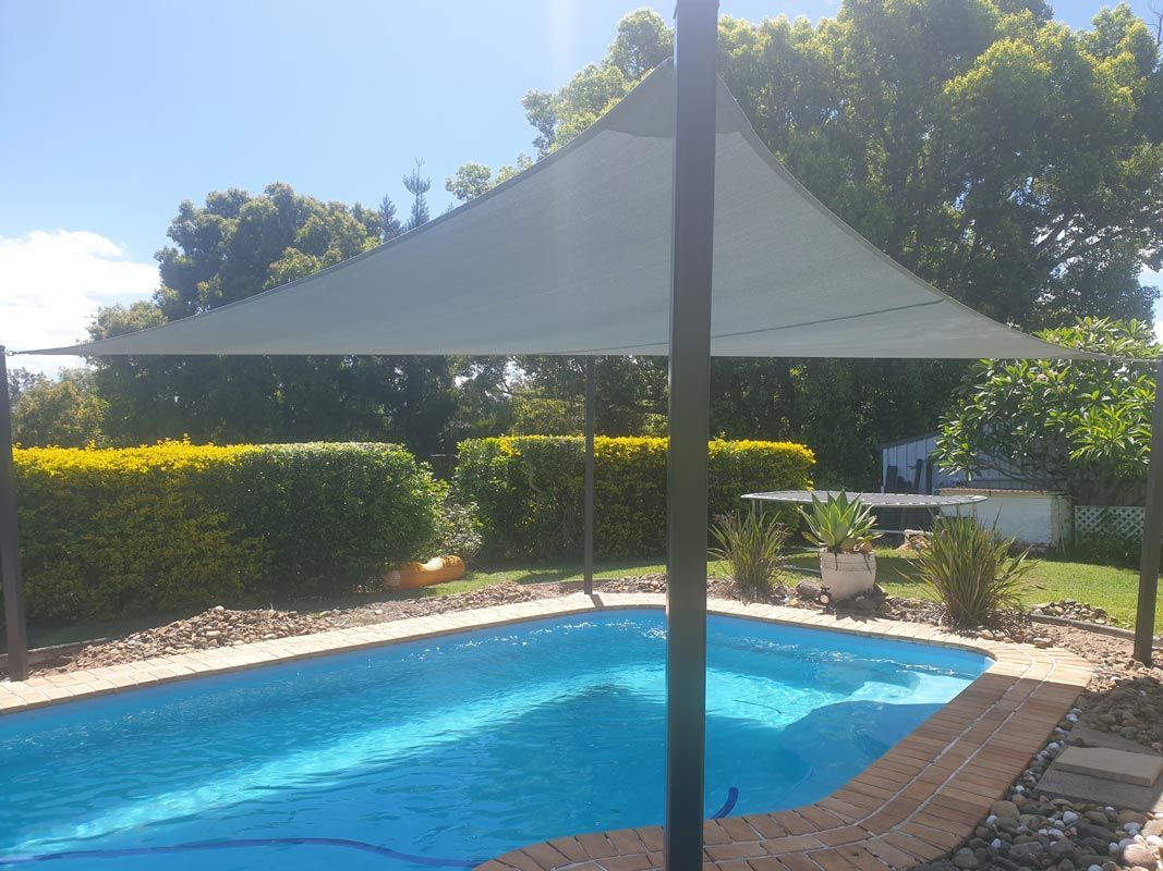 Quinn Sail E32 Navy Blue — Smart Shades Lismore NSW