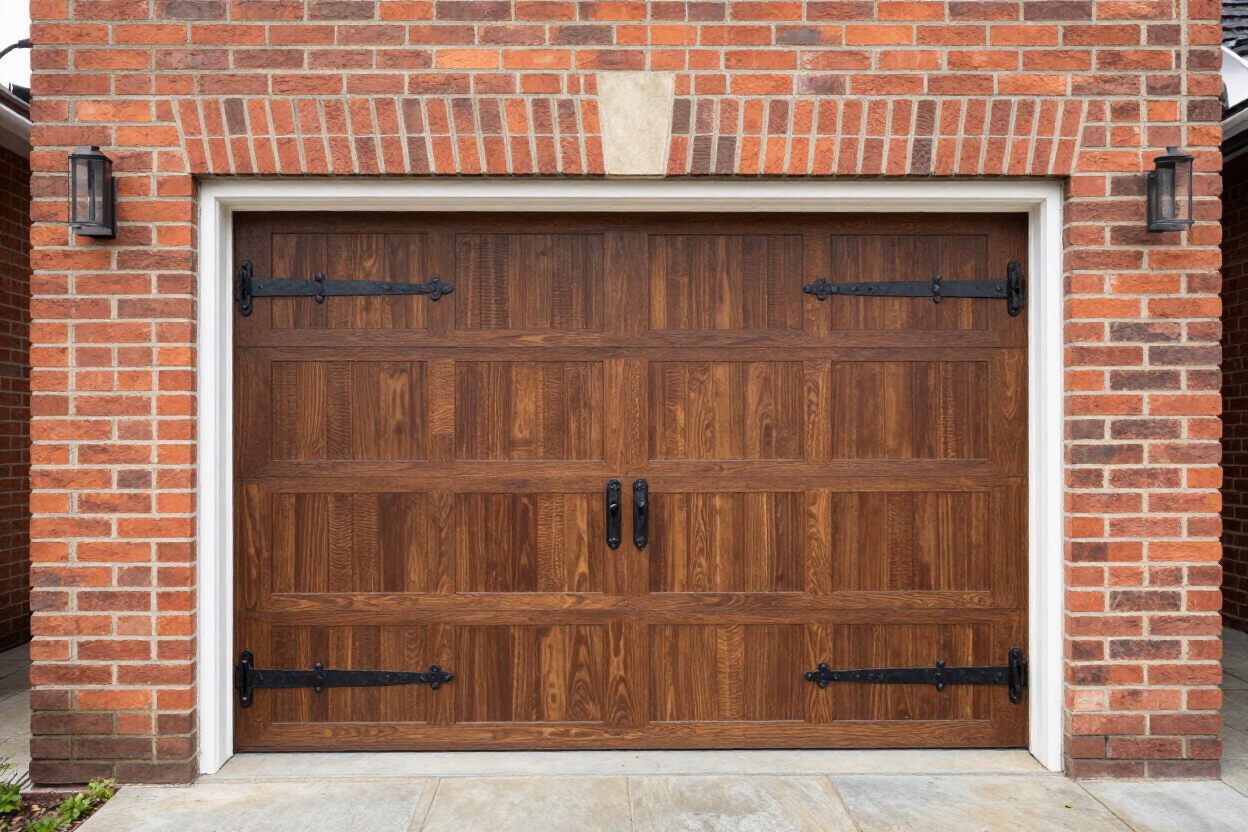 Carriage house style garage door