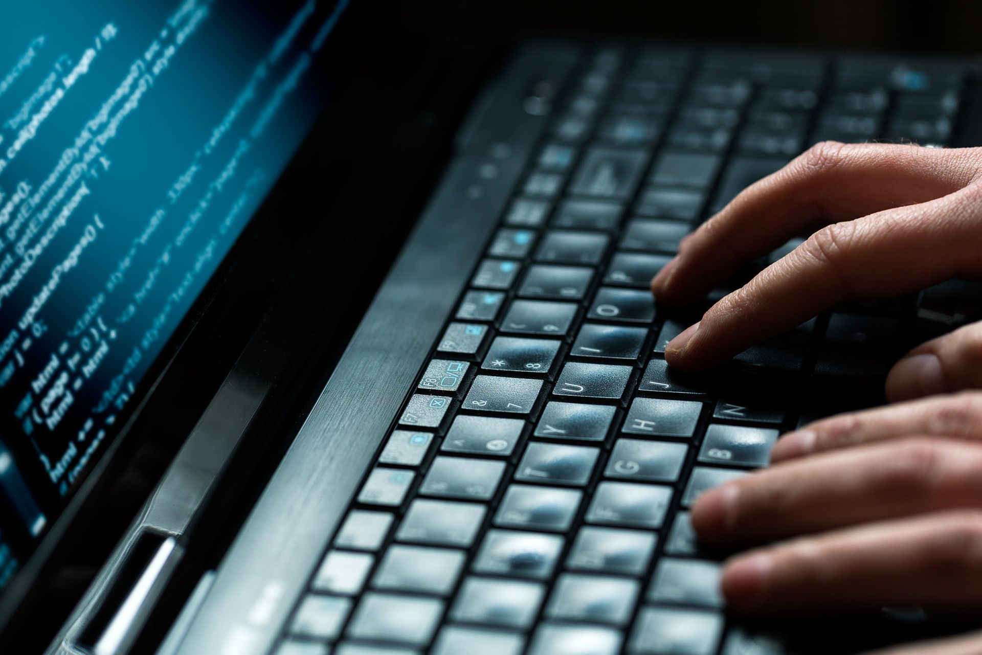 A Person Is Typing On A Keyboard — Queensland Lawyers Cairns In Cairns City, QLD