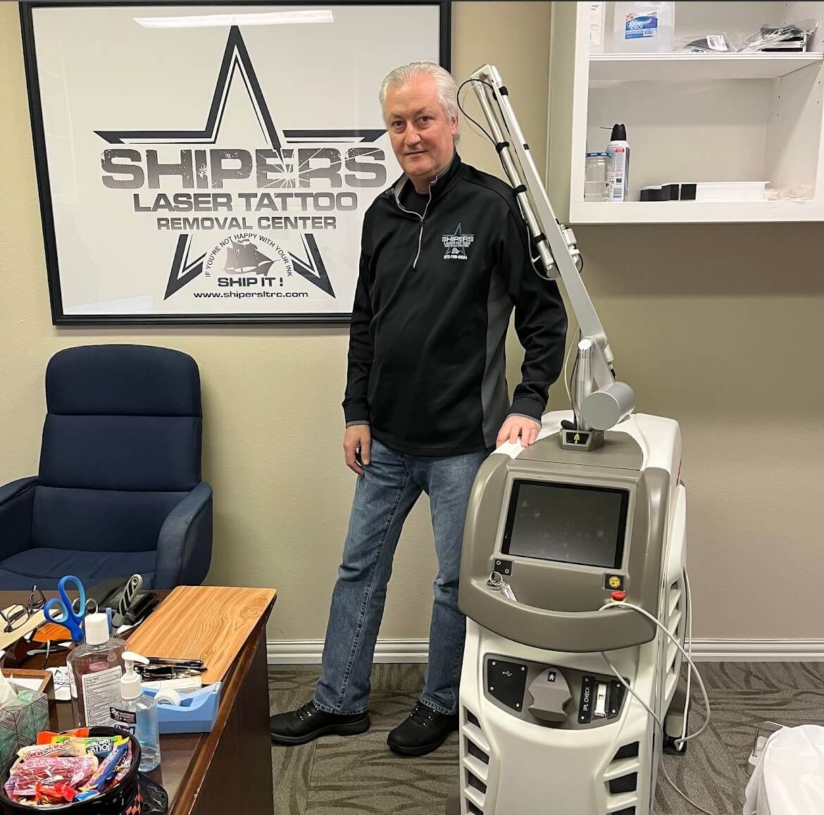 Owner of Shipers Laser Tattoo Removal Center, Billy Shipers.