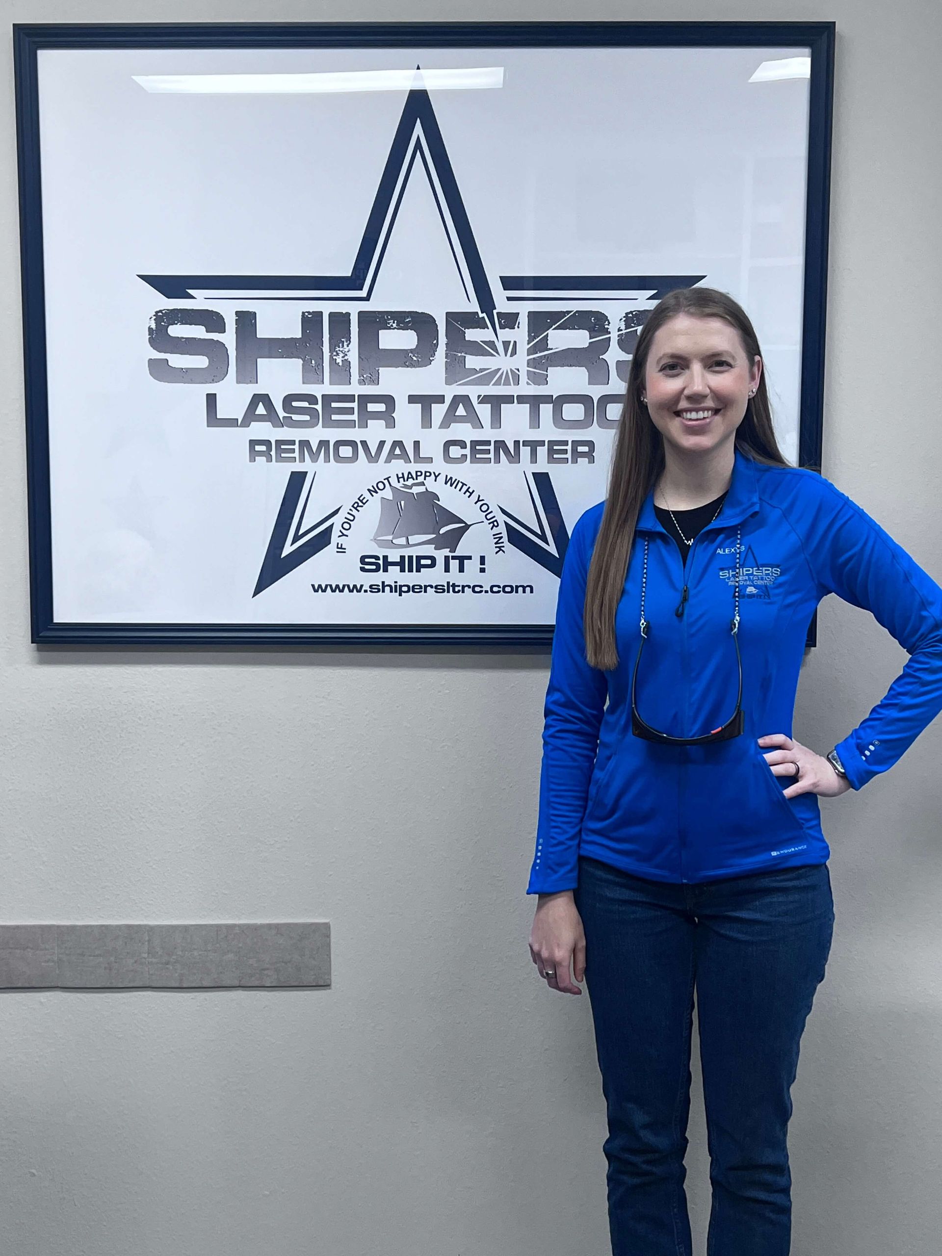 Employee of Shipers Laser Tattoo Removal Center, Alexys Tran.