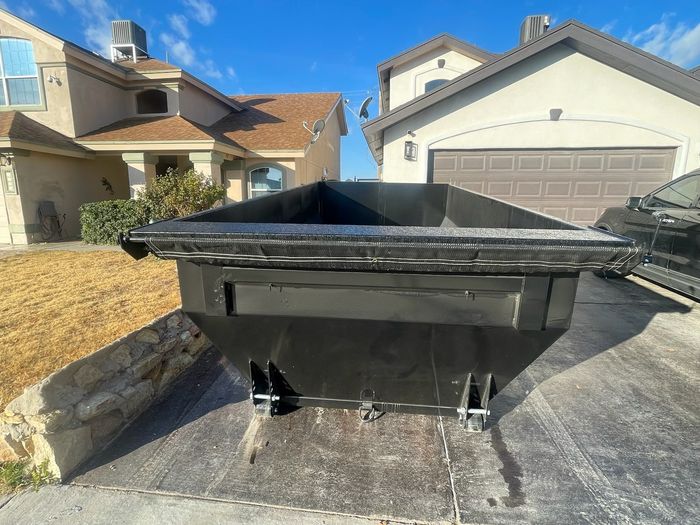 garbage dumpster with wheels