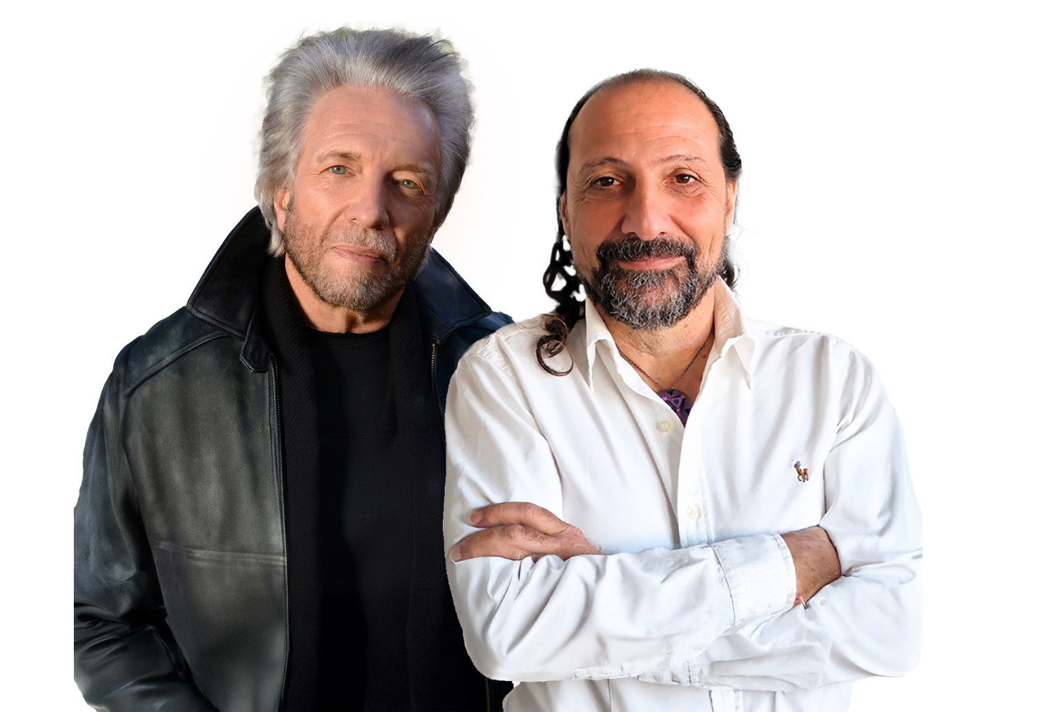 Gregg Braden and Nassim Haramein for Forbidden Science Sales page