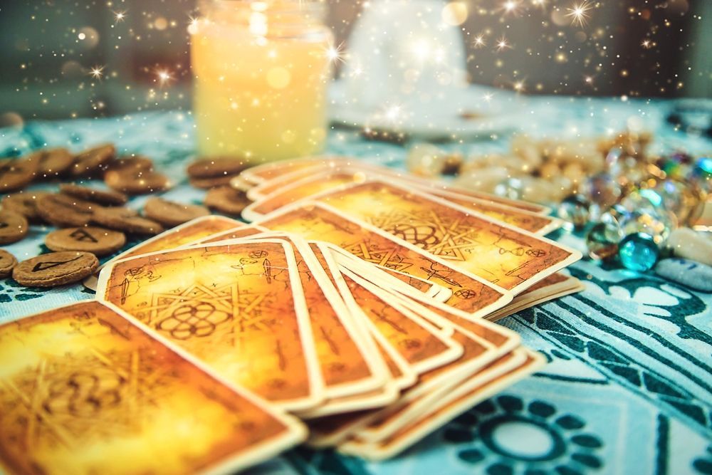 tarot cards, runes. higher self
