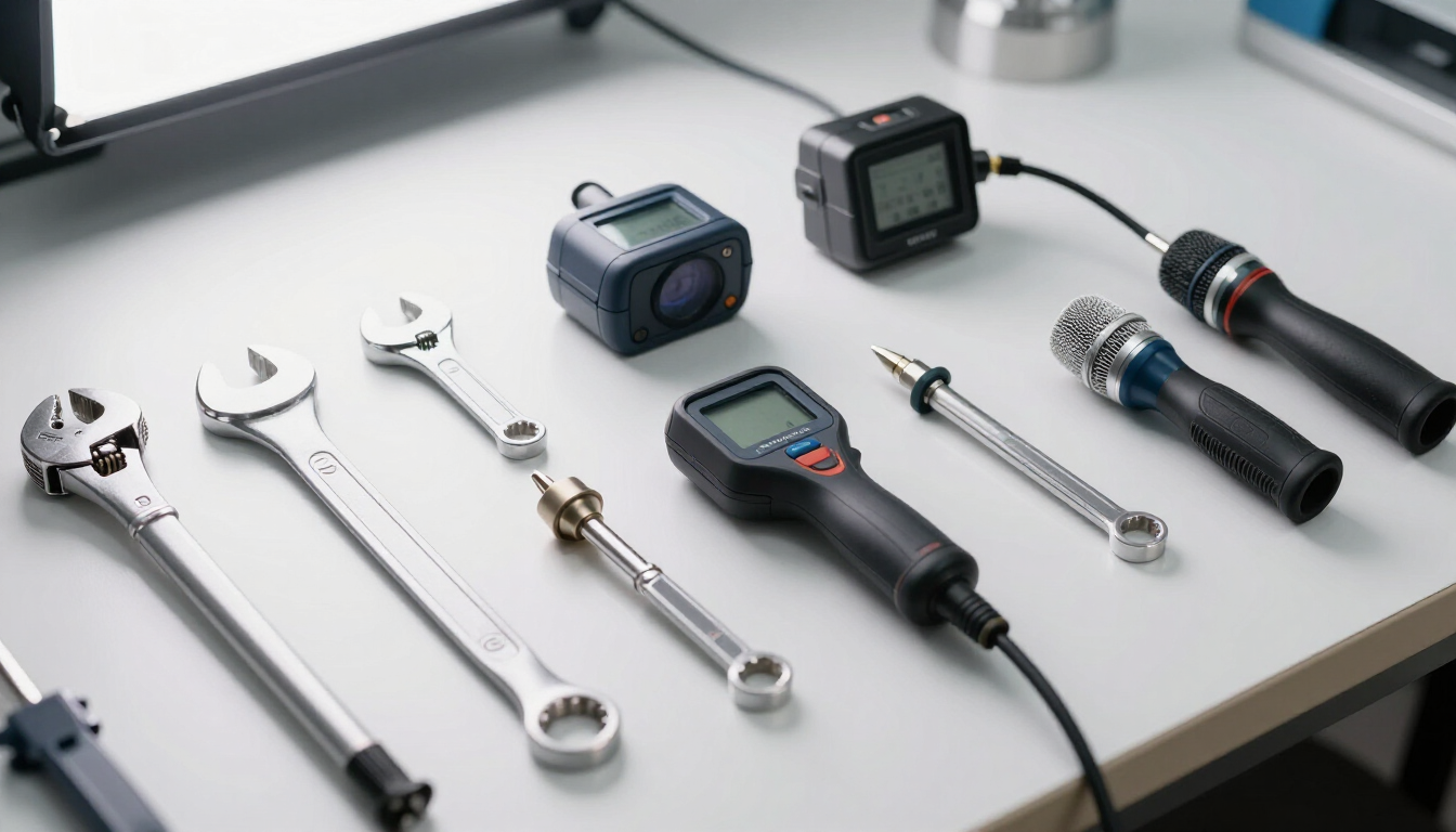 Outils de plomberie moderne