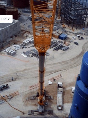 Gru per lavori industriali