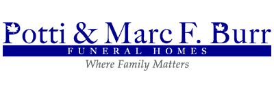 Potti & Marc F. Burr Logo