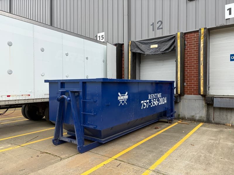 7-yard concrete and debris dumpster rental in Hampton Roads, VA