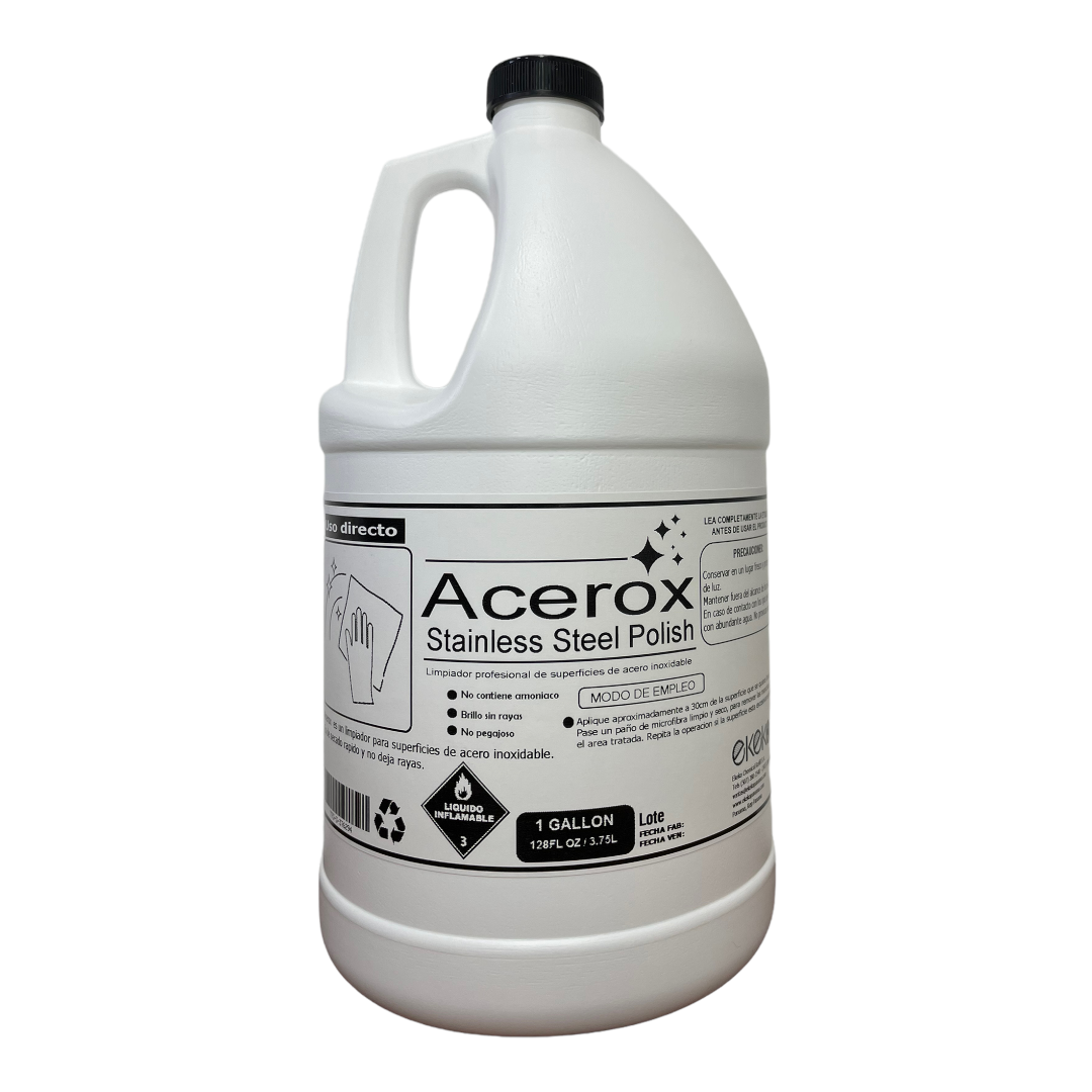 Limpiador de Acero Inoxidable Acerox - Brillo Profesional.