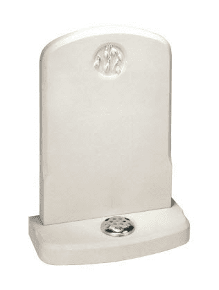 Delicate snowdrops are intricately carved in beautiful Portland stone.