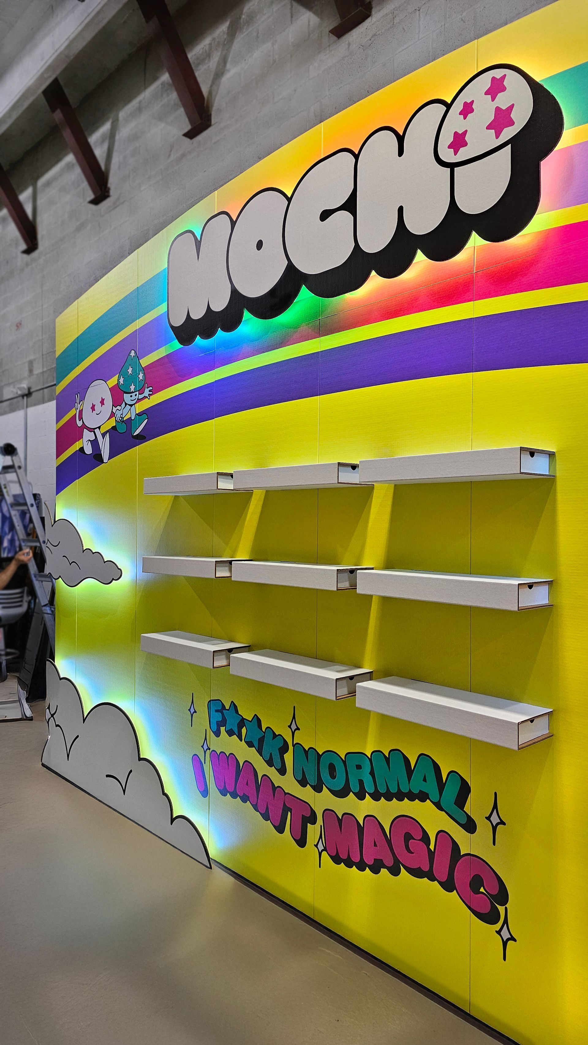 GOKARTON's Cardboard Trade Show Booth Backdrop.