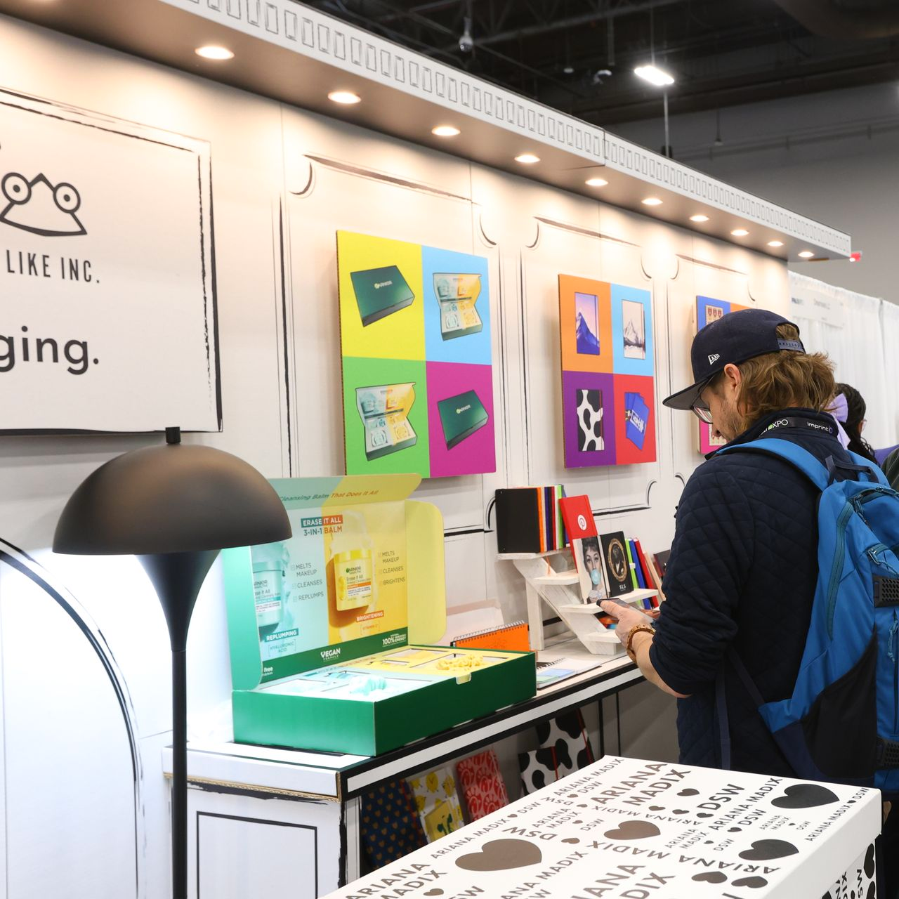 GOKARTON's Reconfigurable Cardboard Trade Show Booth.
