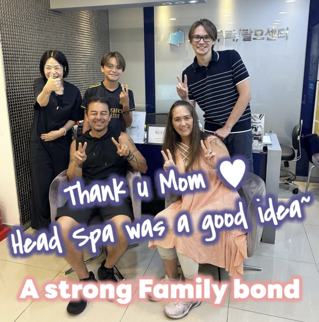 International guests at Green head spa Myeongdong