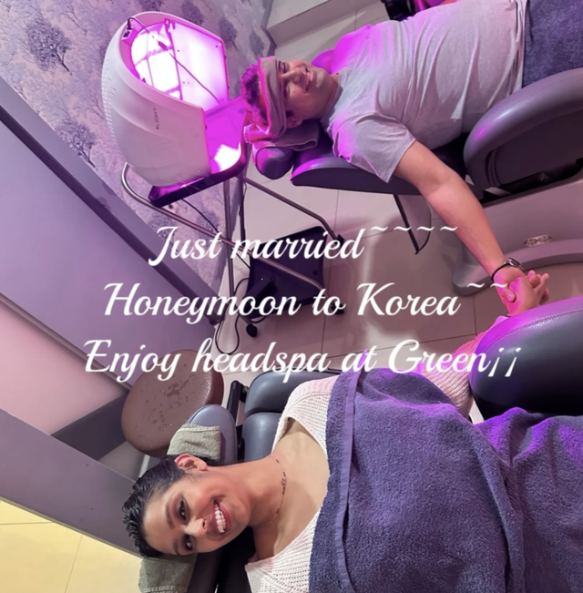 International guests at Green head spa Myeongdong