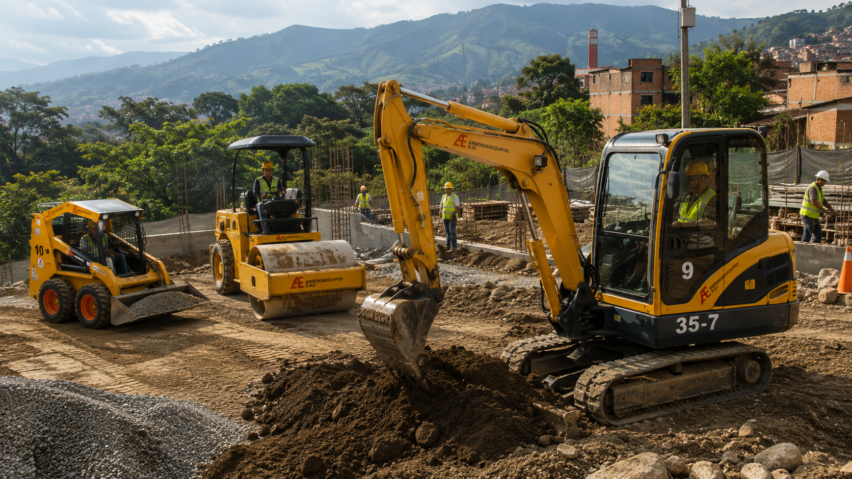 maquinaria de construcción