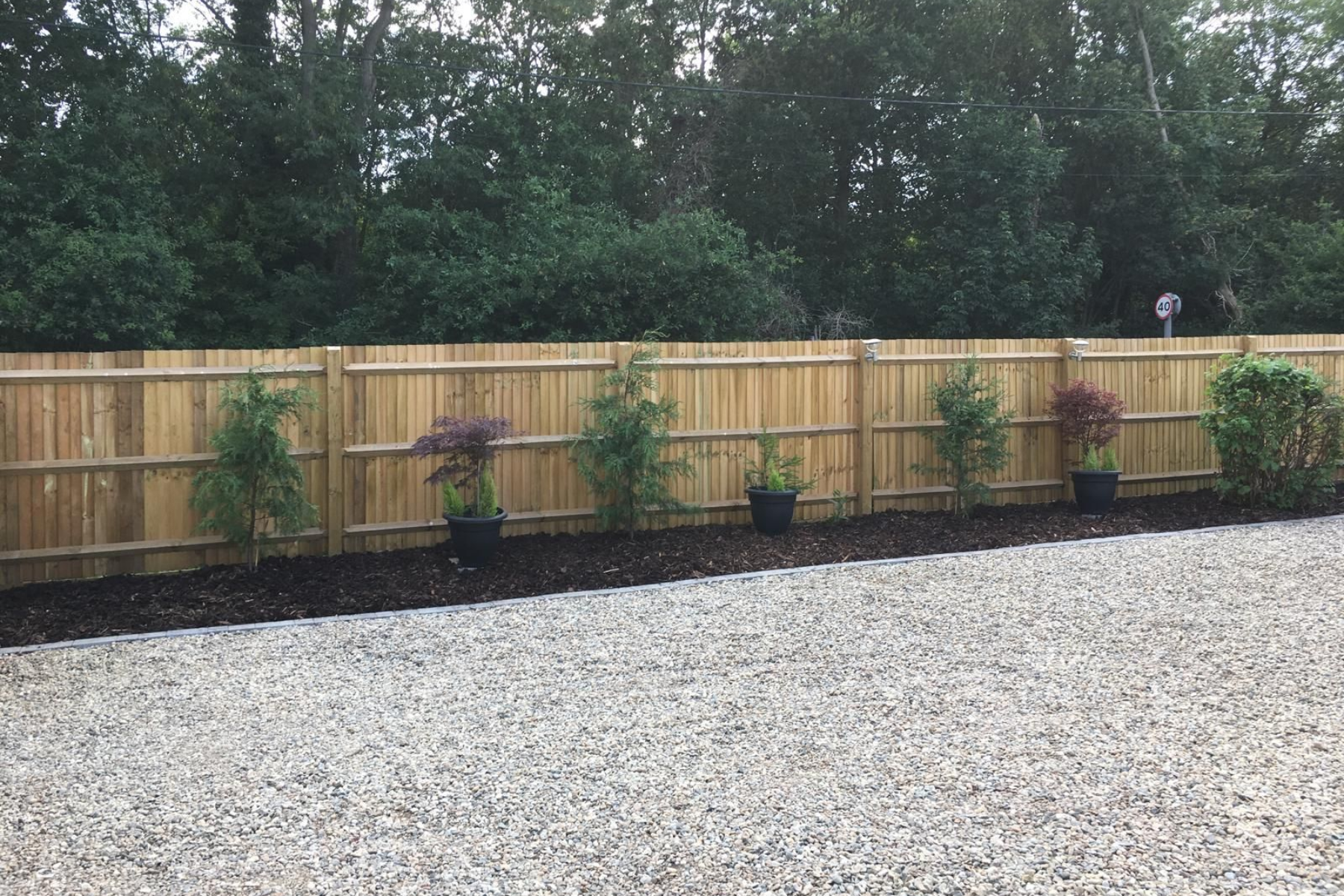 Residential Garden Fencing in Kent